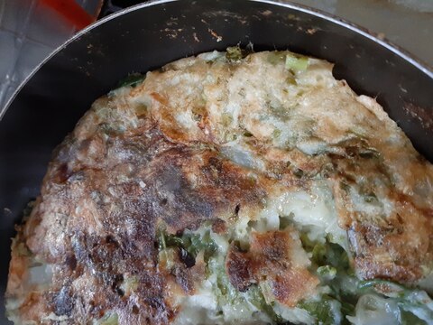 とろとろやみつき!野菜たっぷりのヘルシーお好み焼き